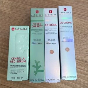 Centella Red Serum & CC Creams